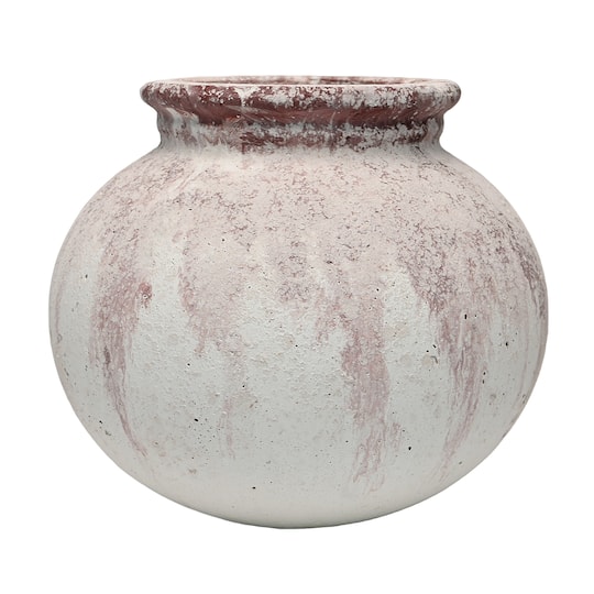 Michaels, 10.25" White-Washed Cement Pot by Ashland® – Category: Spring Vases, Containers and Hangers